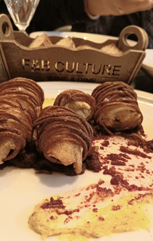 Seabass Rolls at F&B Culture, Karakoy, Istanbul