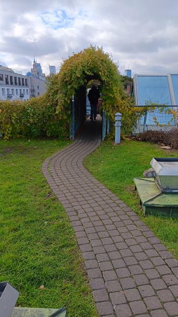 University library roof, Warsaw
