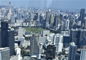 Our apartment at The Grand, (red dot), Bangkok, Thailand