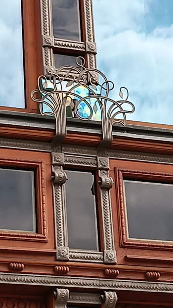 Art Nouveau detail, Budapest, Hungary