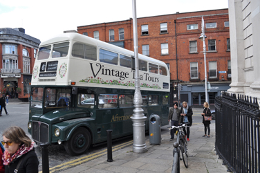 Afternoon Tea bus tour, Dublin, Ireland. Photo by David Wineberg