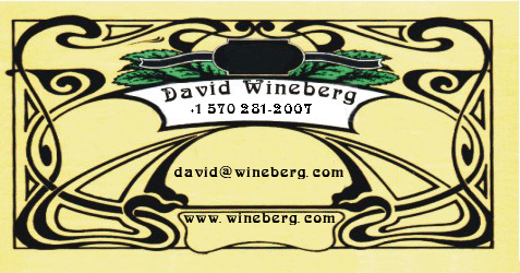David Wineberg Calling Card