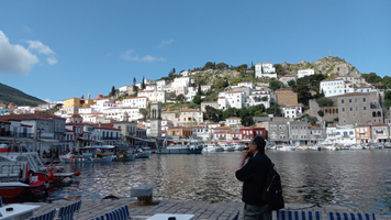 Entering Hydra, Greece