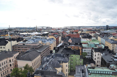 View from Torni Tower, Helsinki, Finland. Photo by David Wineberg