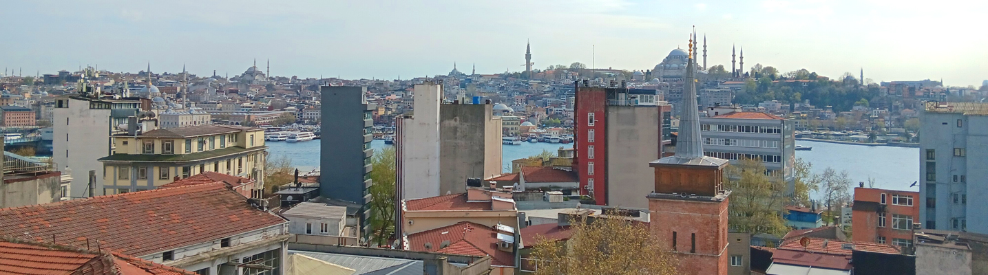 Istanbul view from Aloft Hotel