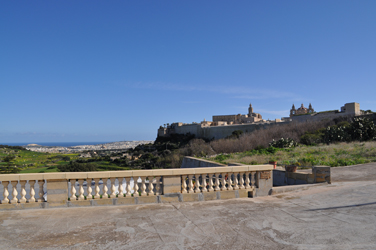 Citadel M'dina with Valletta behind. Photo by David Wineberg